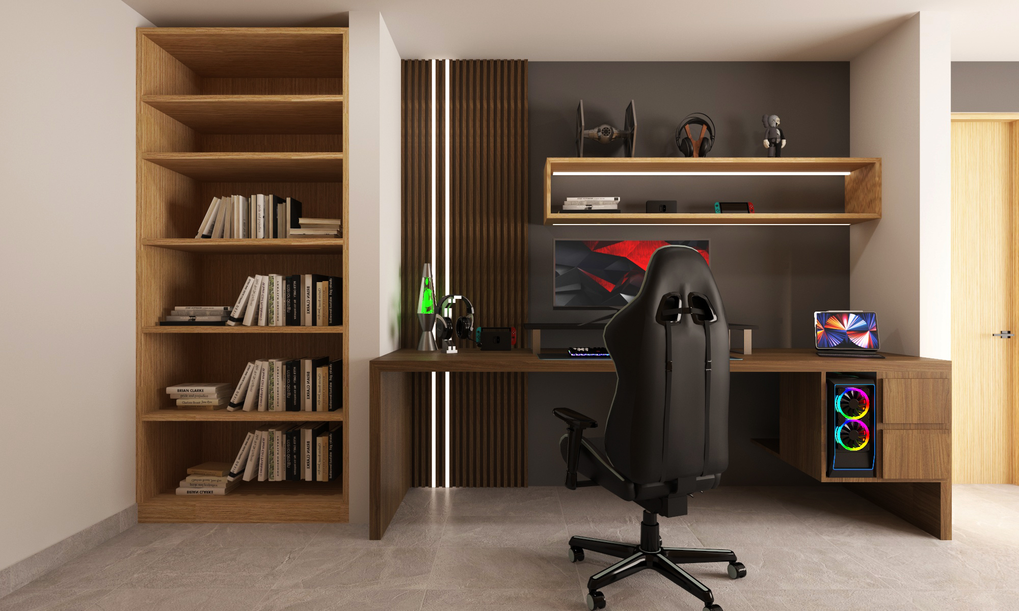 vista escritorio gamer