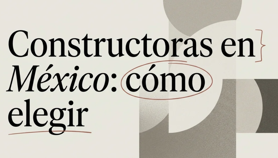 Constructora de casas en México: cómo elegir la mejor